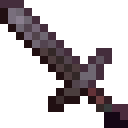 Minecraft Enchanted Netherite Sword Animated hand cursor