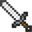 Minecraft Iron Sword & Steve arrow cursor