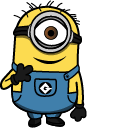 Minions Stuart & Guitar hand cursor