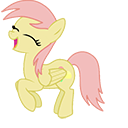 MLP Happy Fluttershy Animated arrow cursor