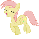 MLP Happy Fluttershy Animated hand cursor