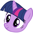 MLP Twilight Sparkle & Scroll hand cursor