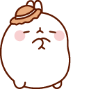 Molang with Hat Animated hand cursor