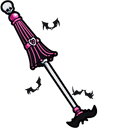 Monster High Draculaura & Umbrella Animated arrow cursor