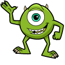 Monsters University Mike Wazowski & Cap hand cursor