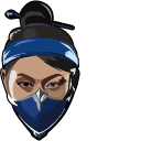 Mortal Kombat Kitana & Steel Fan hand cursor