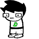 MS Paint Adventures John Egbert & Computer Animated hand cursor