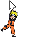 Naruto & Arrow Animated arrow cursor