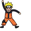 Naruto & Arrow Animated hand cursor