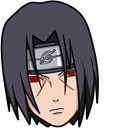 Naruto Itachi Uchiha & Crow hand cursor