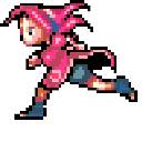 Naruto Sakura Running Pixel Animated arrow cursor