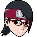 Naruto Sarada Uchiha Animated hand cursor