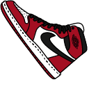 Nike Air Jordan 1 Animated hand cursor