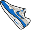 Nike Air Max 90 Animated hand cursor