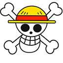 One Piece Jolly Roger Animated arrow cursor