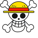 One Piece Jolly Roger Animated hand cursor