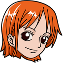 One Piece Nami & Clima-Tact Animated hand cursor