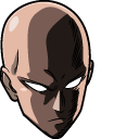 One-Punch Man Saitama Flying Animated hand cursor