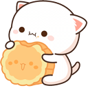 Peach Eating Goma Cookie hand cursor