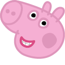 Peppa Pig George Pig & Mr. Dinosaur hand cursor