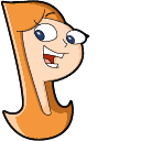 Phineas and Ferb Candace Flynn & Phone hand cursor