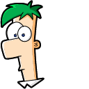 Phineas and Ferb Ferb Fletcher & Drill hand cursor