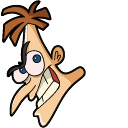 Phineas and Ferb Heinz Doofenshmirtz & Deflate-Inator hand cursor