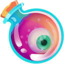 Pink Eye Potion Flasks hand cursor