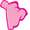 Pink Panther hand cursor