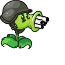 Plants vs. Zombies Gatling Pea Animated arrow cursor