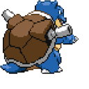 Pokemon Blastoise Pixel Animated hand cursor