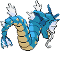 Pokemon Gyarados Pixel Animated hand cursor