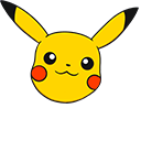 Pokemon Happy Pikachu Animated arrow cursor