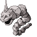 Pokemon Onix Pixel Animated arrow cursor