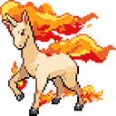 Pokemon Rapidash Pixel Animated arrow cursor