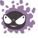 Pokemon Smile Gastly Animated hand cursor