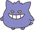 Pokemon Smile Gengar Animated arrow cursor