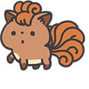 Pokemon Smile Vulpix Animated arrow cursor