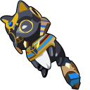 PUBG Golden Pharaoh X-Suit arrow cursor