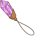 Purple Magic Wand & Crystal Animated hand cursor