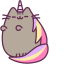 Pusheen Pusheenicorn & Crystal hand cursor