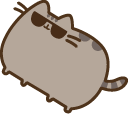 Pusheen Surfing Animated hand cursor