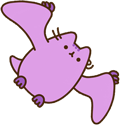 Pusheen the Bat Animated hand cursor