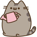 Pusheen the Cat & Plant hand cursor