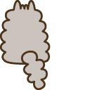 Pusheen the Cat Stormy Animated arrow cursor