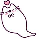 Pusheen the Ghost Animated arrow cursor