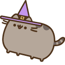 Pusheen the Witch Animated hand cursor