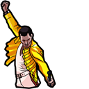 Queen Freddie Mercury hand cursor