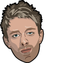 Radiohead Thom Yorke & Logo Animated hand cursor