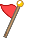 Red Ball 4 Animated arrow cursor